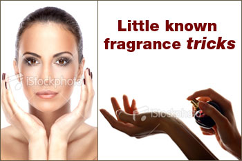 applying fragrance